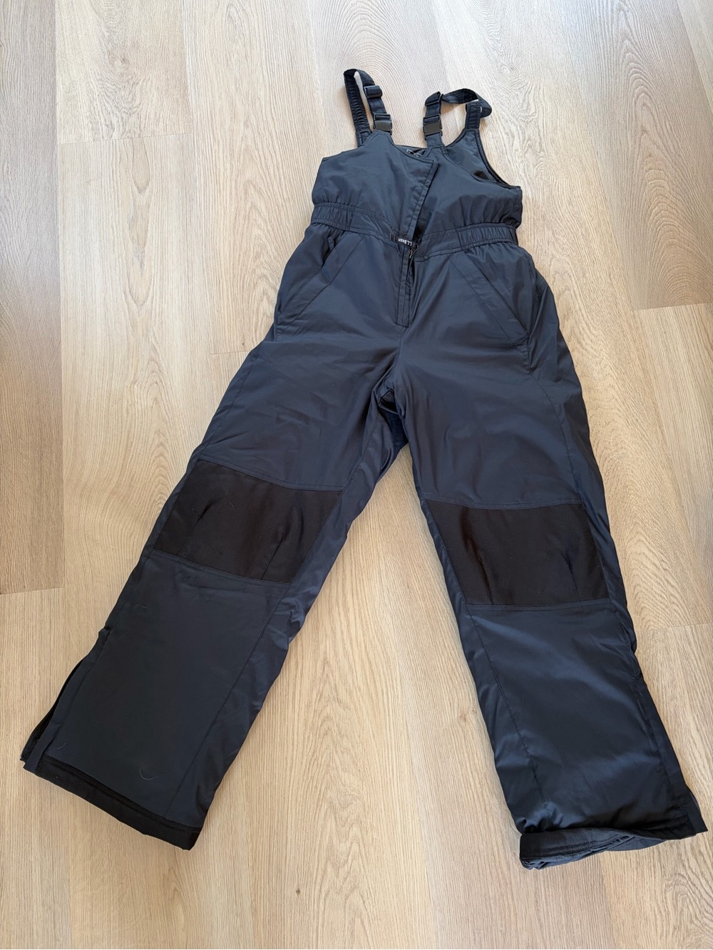 L.L. Bean Kids Black Snow Bib Pants
